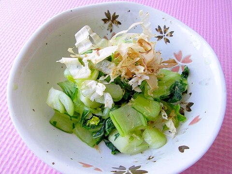 新定番＊超簡単＊ちんげん菜の塩もみ